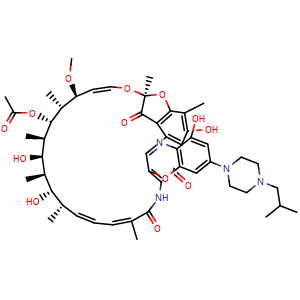 Chemical structure of Rifalazil , CAS 129791-92-0, AChemBlock AD279828