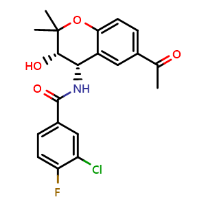Chemical structure of Tonabersat , CAS 175013-84-0, AChemBlock AD279833