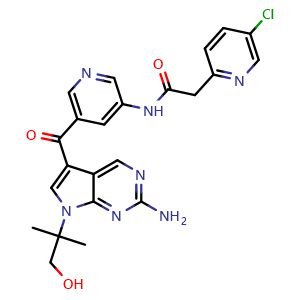 Chemical structure of PF-06273340 , CAS 1402438-74-7, AChemBlock AD279840