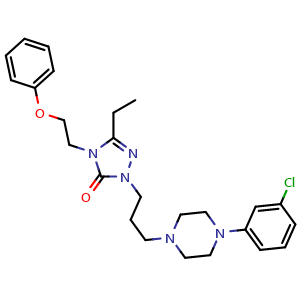 Chemical structure of Nefazodone , CAS 83366-66-9, AChemBlock AD279847