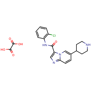 Chemical structure of LDN-211904 oxalate , CAS 1198408-78-4, AChemBlock AD279848