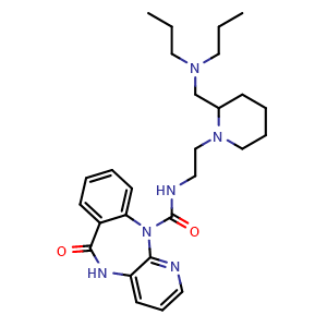 Chemical structure of AF-DX 384 free base , CAS 118290-26-9, AChemBlock AD279853