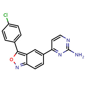 Chemical structure of PIM-1 inhibitor 2 , CAS 477845-12-8, AChemBlock AD279857