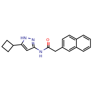 Chemical structure of CDK5 inhibitor 20-223 , CAS 865317-30-2, AChemBlock AD279882