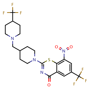 Chemical structure of Tuberculosis inhibitor 3 , CAS 2219325-28-5, AChemBlock AD279887