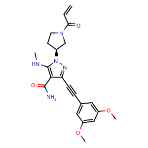 Chemical structure of Gunagratinib , CAS 2211082-53-8, AChemBlock AD279891
