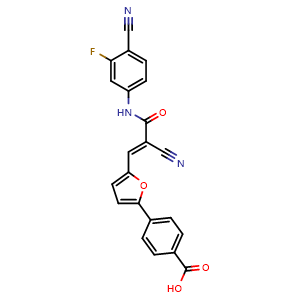 Chemical structure of SIRT5 inhibitor 3 , CAS 2128651-12-5, AChemBlock AD279907