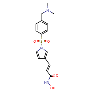 Chemical structure of Resminostat , CAS 864814-88-0, AChemBlock AD279914