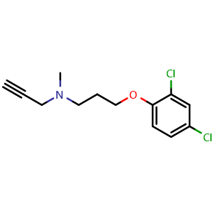 Chemical structure of Clorgyline , CAS 17780-72-2, AChemBlock AD279918