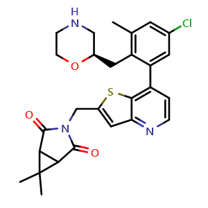 Chemical structure of USP7-797 , CAS 2413944-70-2, AChemBlock AD279922
