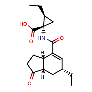 Chemical structure of Coronatine , CAS 62251-96-1, AChemBlock AD279929