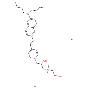 Chemical structure of Di-4-ANEPPDHQ , CAS 797785-10-5, AChemBlock AD279950