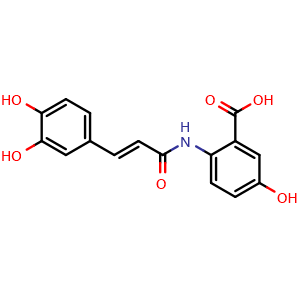 Chemical structure of Avenanthramide C , CAS 116764-15-9, AChemBlock AD279968