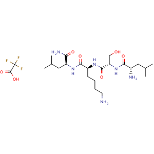 Chemical structure of LSKL trifluoroacetate , CAS 2828433-17-4, AChemBlock AD279975
