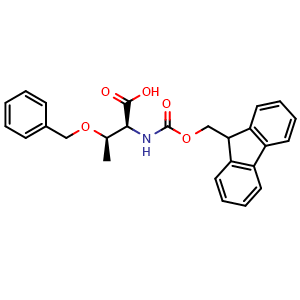 Chemical structure of Fmoc-Thr(Bzl)-OH , CAS 117872-75-0, AChemBlock AD279984