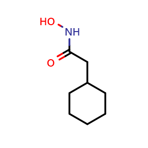 Chemical structure of 2-cyclohexyl-N-hydroxyacetamide , CAS 6051-21-4, AChemBlock AD279990
