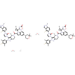 Chemical structure of Orforglipron hemicalcium hydrate , CAS 3008544-96-2, AChemBlock AD279994