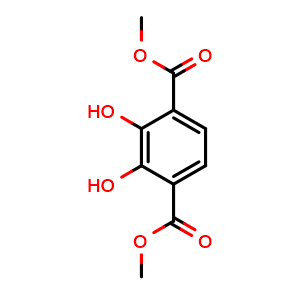 Chemical structure of Dimethyl 2,3-dihydroxyterephthalate , CAS 75956-62-6, AChemBlock AD280153