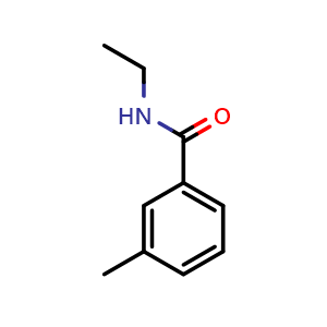Chemical structure of N-Ethyl-3-methylbenzamide , CAS 26819-07-8, AChemBlock AD280462