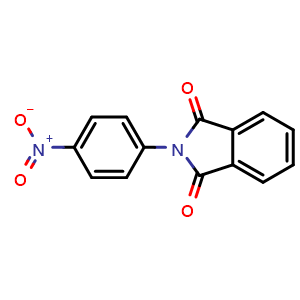 Chemical structure of N-(4-Nitrophenyl)phthalimide , CAS 31604-39-4, AChemBlock AD280479