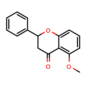 Chemical structure of 5-Methoxyflavanone , CAS 55947-36-9, AChemBlock AD280533