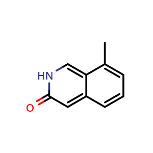 Chemical structure of 8-Methyl-2,3-dihydroisoquinolin-3-one , CAS 51462-30-7, AChemBlock AD280553