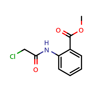 Chemical structure of 2-(2-Chloro-acetylamino)-benzoic acid methyl ester , CAS 58915-18-7, AChemBlock AD280566
