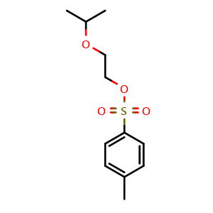 Chemical structure of 2-Isopropoxyethyl 4-methylbenzenesulfonate , CAS 51218-98-5, AChemBlock AD280723