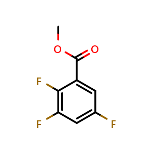 Chemical structure of Methyl 2,3,5-trifluorobenzoate , CAS 773873-73-7, AChemBlock AD280780