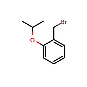 Chemical structure of 1-(Bromomethyl)-2-(propan-2-yloxy)benzene , CAS 924904-20-1, AChemBlock AD280830