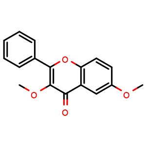 Chemical structure of 3,6-Dimethoxyflavone , CAS 206121-28-0, AChemBlock AD280935