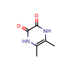 Chemical structure of 5,6-Dimethylpyrazine-2,3(1H,4H)-Dione , CAS 32493-62-2, AChemBlock AD280941