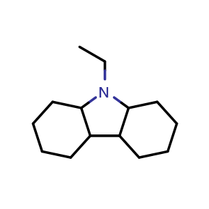 Chemical structure of 9-Ethyldodecahydro-1H-carbazole , CAS 146900-30-3, AChemBlock AD280972