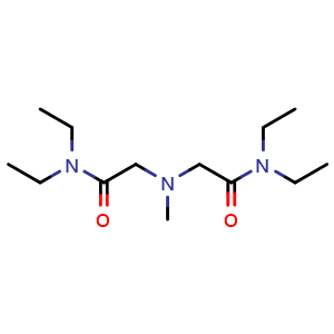 Chemical structure of 2,2'-(Methylazanediyl)bis(N,N-diethylacetamide) , CAS 1385013-24-0, AChemBlock AD281339