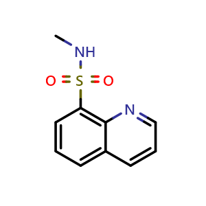 Chemical structure of N-Methylquinoline-8-sulfonamide , CAS 148287-31-4, AChemBlock AD281424