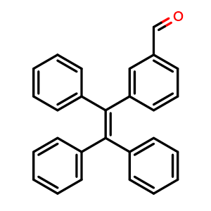 Chemical structure of 3-(1,2,2-Triphenylvinyl)benzaldehyde , CAS 2138330-46-6, AChemBlock AD281508