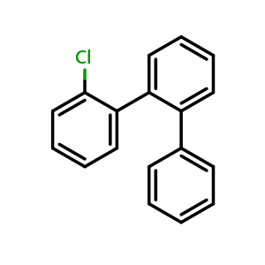 Chemical structure of 2-Chloro-1,1':2',1''-terphenyl , CAS 17296-31-0, AChemBlock AD281573