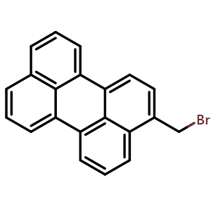 Chemical structure of 3-(Bromomethyl)perylene , CAS 1160604-36-3, AChemBlock AD281600
