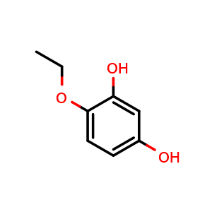 Chemical structure of 4-Ethoxy-1,3-benzenediol , CAS 55085-14-8, AChemBlock AD281616