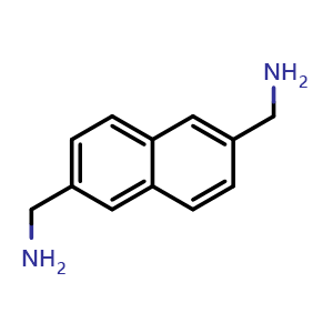 Chemical structure of Naphthalene-2,6-diyldimethanamine , CAS 46305-65-1, AChemBlock AD281761