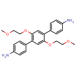 Chemical structure of 2',5'-Bis(2-methoxyethoxy)- [1,1':4',1