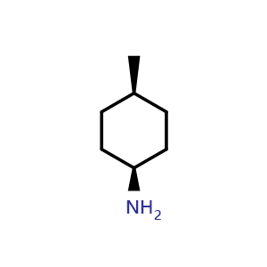 Chemical structure of (1s,4s)-4-Methylcyclohexan-1-amine , CAS 2523-56-0, AChemBlock AD282191