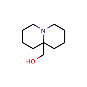 Chemical structure of (Octahydro-1H-quinolizin-9a-yl)methanol , CAS 25516-32-9, AChemBlock AD282193