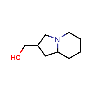 Chemical structure of (Octahydroindolizin-2-yl)methanol , CAS 103029-36-3, AChemBlock AD282284