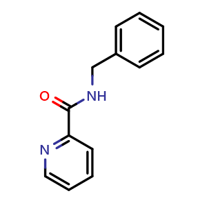 Chemical structure of N-Benzylpyridine-2-carboxamide , CAS 18904-38-6, AChemBlock AD282413