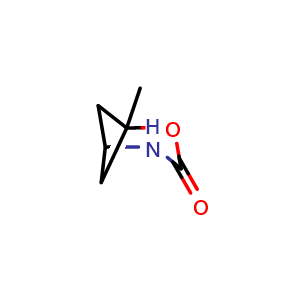 Chemical structure of 1-Methyl-2-oxa-4-azabicyclo[3.1.1]heptan-3-one , CAS 1936672-07-9, AChemBlock AD282415