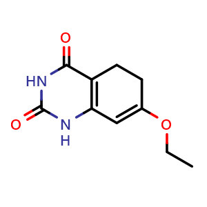 Chemical structure of 7-Ethoxy-5,6-dihydro-1H-quinazoline-2,4-dione , CAS 2734062-33-8, AChemBlock AD282465