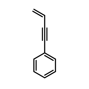 Chemical structure of But-3-en-1-yn-1-ylbenzene , CAS 13633-26-6, AChemBlock AD282857