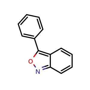 Chemical structure of 3-Phenyl-2,1-benzisoxazole , CAS 5176-14-7, AChemBlock AD282911