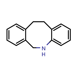 Chemical structure of 5,6,11,12-Tetrahydrodibenzo[b,f]azocine , CAS 5697-88-1, AChemBlock AD282915